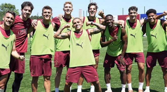 Galatasaray, pas çalıştı